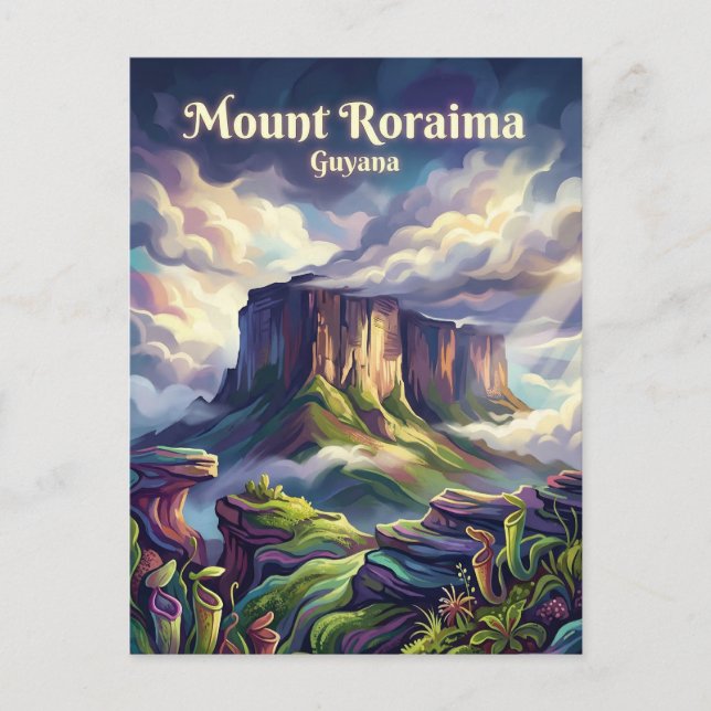 Cartão Postal Roraima Guiana (Frente)