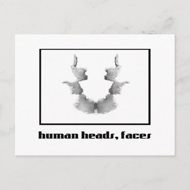 Cartão Postal Rorschach Inkblot 7 (Frente)