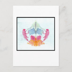 Cartão Postal Rorschach Inkblot 8.0
