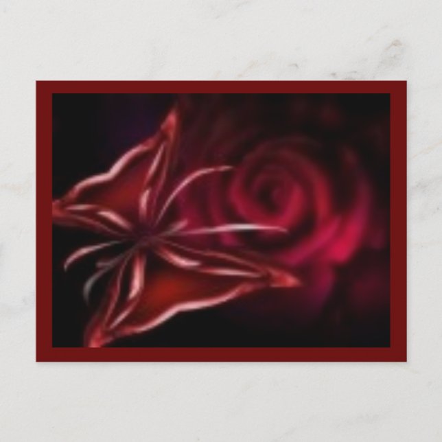 cartão postal rosa (Frente)