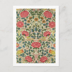 Cartão Postal "Rosa", 1883 (algodão impresso)