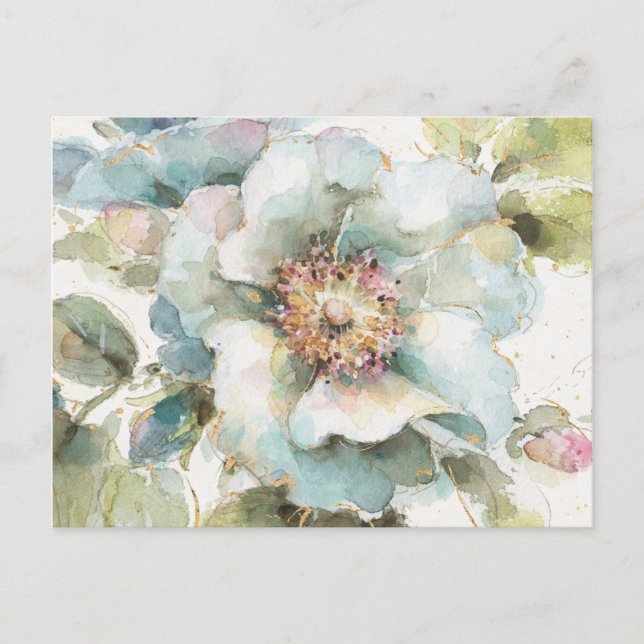 Cartão Postal Rosa azul (Frente)