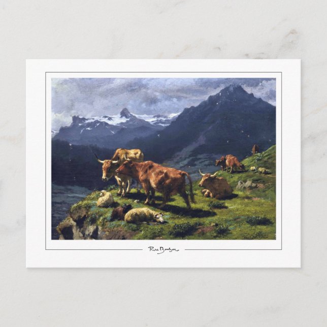Cartão Postal Rosa Bonheur #8 - Arte fina (Frente)