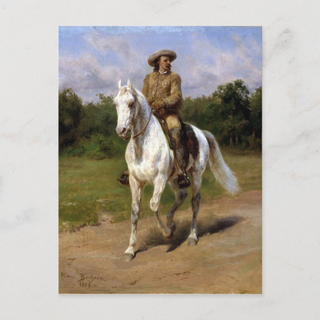 Cartão Postal Rosa Bonheur Coronel William F. Cody (Buffalo Bill (Frente)