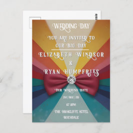 Cartão Postal "Rosa claro Whimsical Casation Invices Sparkles