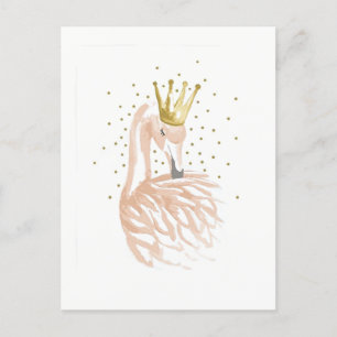 Cartão Postal rosa de carte inflamável