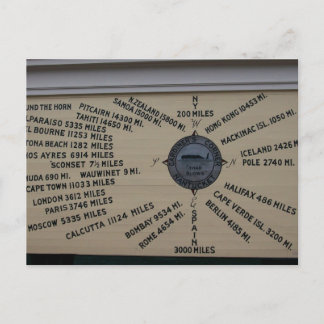 Cartão Postal Rosa de Compass