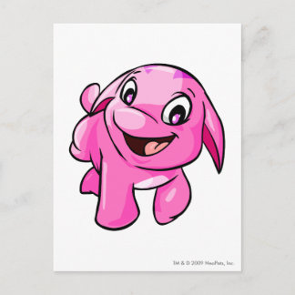 Cartão Postal Rosa de Poogle