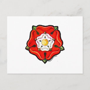 Cartão Postal Rosa de Tudor de solteiro