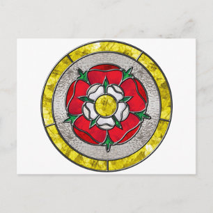 Cartão Postal Rosa de vidro
