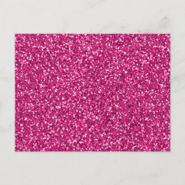 Cartão Postal Rosa Deslumbrante Brilho