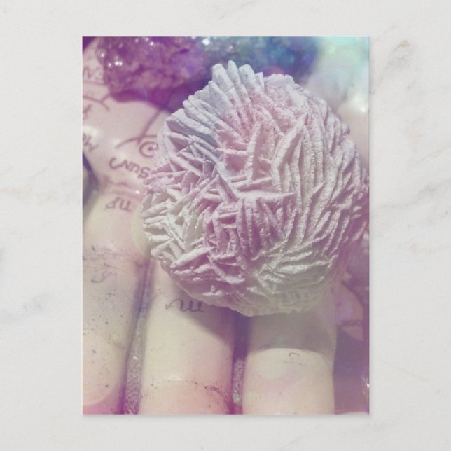 Cartão Postal Rosa do deserto (Frente)