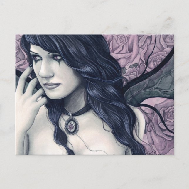 cartão postal rosa Garden (Frente)