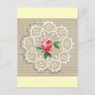 Cartão Postal Rosa Rosa Rosa