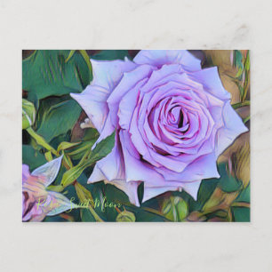 Cartão Postal Rosa Sweet Moon [Cartão postal]