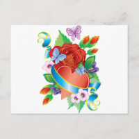 Rosa Tatto Hearts