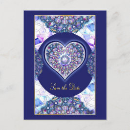 Cartão Postal Rosace Azul