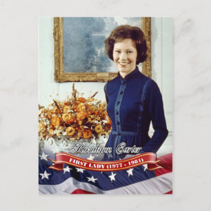 Cartão Postal Rosalynn Carter, Primeira-dama dos EUA