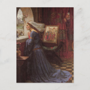 Cartão Postal Rosamunda Justa à Janela