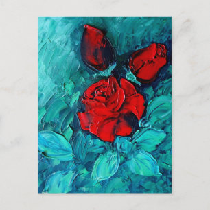 Cartão Postal Rosas