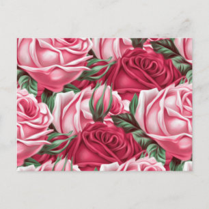 Cartão Postal Rosas