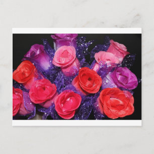 Cartão Postal Rosas