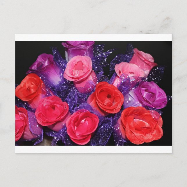 Cartão Postal Rosas (Frente)