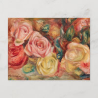 Rosas (1912) apresentada por Pierre-Auguste Renoir