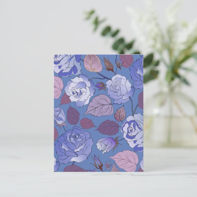 Cartão Postal Rosas 32 (Em pé/Frente)