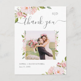 Cartão Postal Rosas Abundantes | Fotografia de Agradecimento de