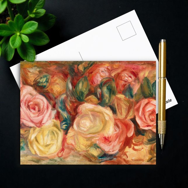 Cartão Postal Rosas de Auguste Renoir (Criador carregado)