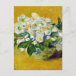 Cartão Postal Rosas de Natal (por Claude Monet)