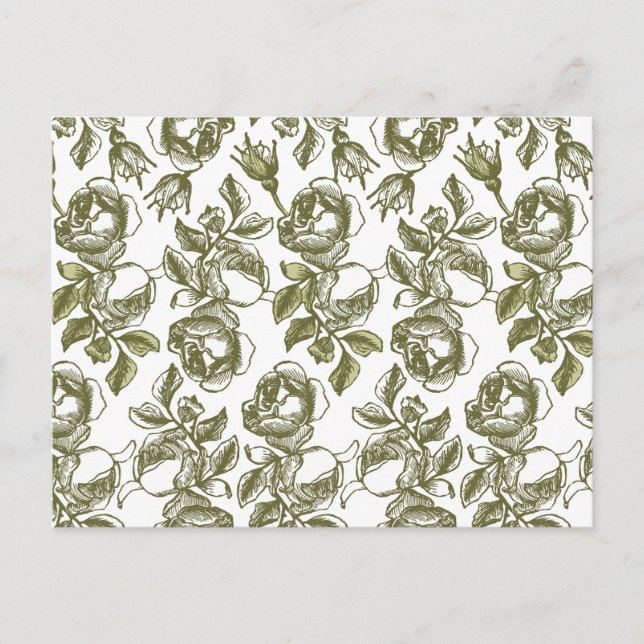 Cartão Postal Rosas Dourados brancos Personalizados Obrigado Car (Frente)