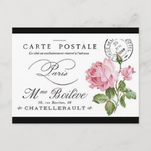 Cartão postal - Rosas Franceses