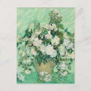 Cartão Postal Rosas por Vincent Van Gogh
