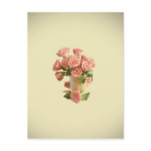 Rosas Rosa Vintage. Flores Retro