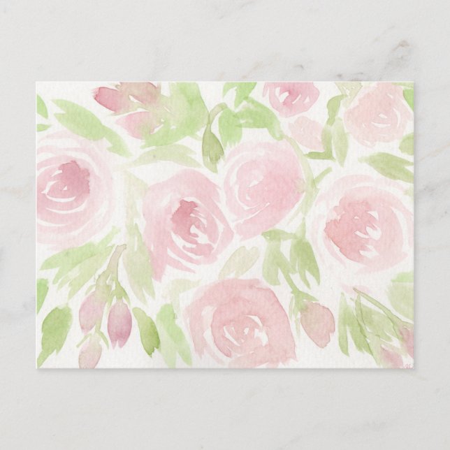 Cartão Postal Rosas Rosas (Frente)