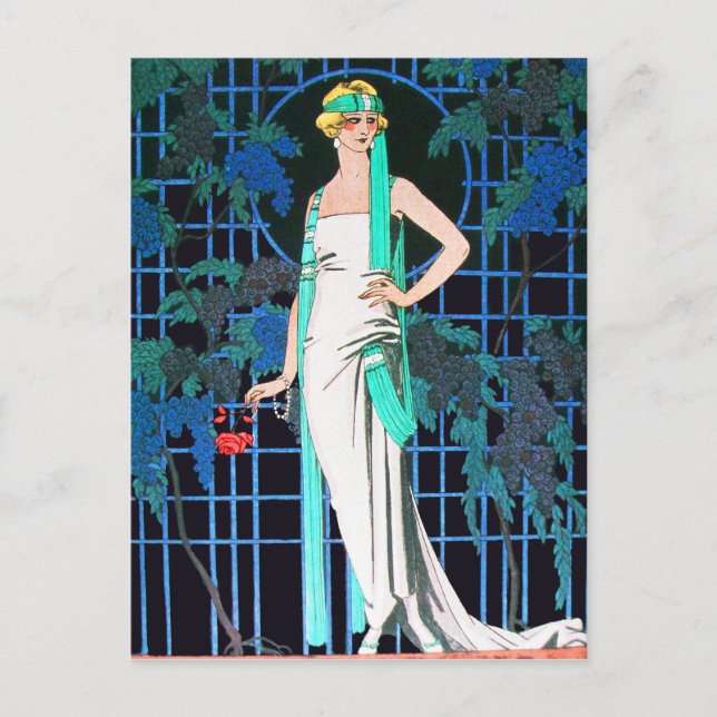 CARTÃO POSTAL ROSAS VERMELHAS À NOITE (Frente)