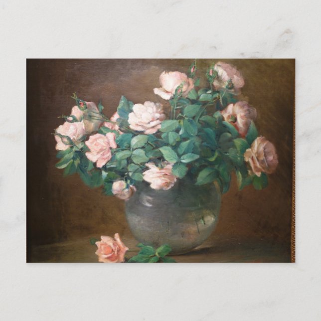 Cartão Postal Rosas Vintage Charles Ethan Porter (Frente)