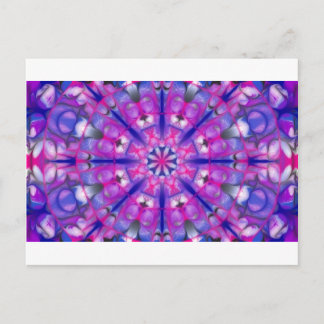Cartão Postal roseandbluemandala