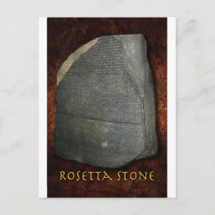 Cartão Postal Rosetta Stone