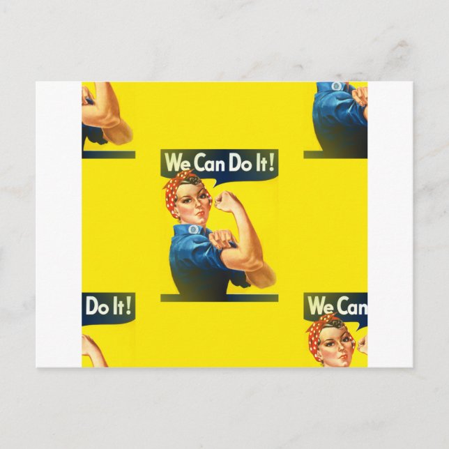 Cartão Postal rosie (Frente)