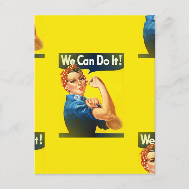 Cartão Postal rosie (Frente)