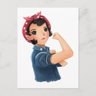 Cartão Postal Rosie, as mulheres rivais que podemos fazer isso!