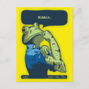 Cartão Postal Rosie the Ribbiter