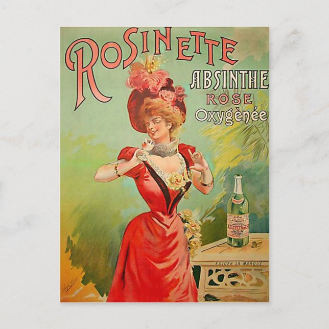 Cartão Postal Rosinette Absinthe 1823 (Frente)