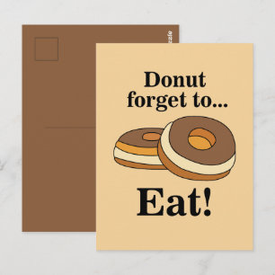 Cartão Postal Rosquinha Doce