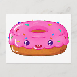 Cartão Postal rosquinha kawaii