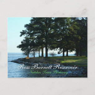 Cartão Postal Ross Barnett Reservoir em Natchez Trace Parkway