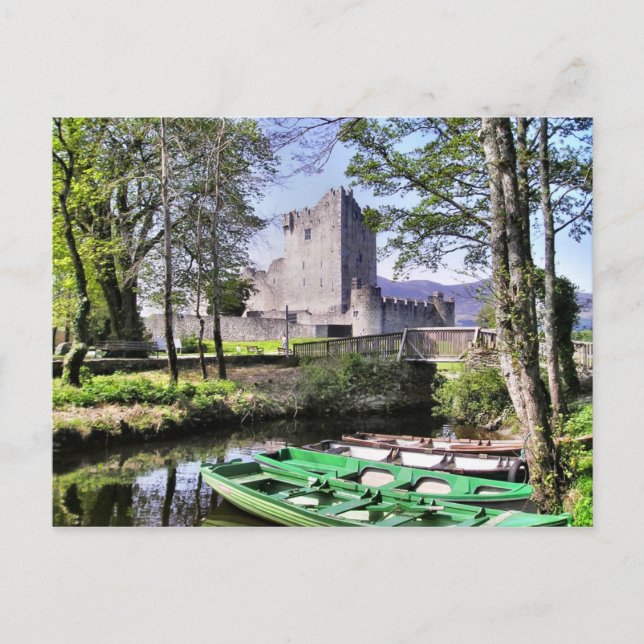 Cartão postal Ross Castle Killarney (Frente)